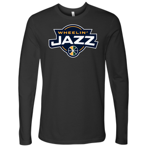 Adult Wheelin' Jazz Personalized Long Sleeve Shirt