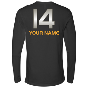 Adult Wheelin' Jazz Personalized Long Sleeve Shirt