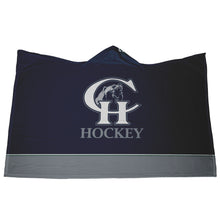 Load image into Gallery viewer, Copper Hills Hockey Home Premium Hooded Sherpa Blanket
