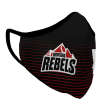 Load image into Gallery viewer, Personalized Montana Rebels Premium Fitted Reversible Face Cover
