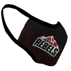 Personalized Montana Rebels Premium Fitted Reversible Face Cover