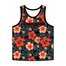 Load image into Gallery viewer, The Compound Floral Orange Custom Men&#39;s Tank