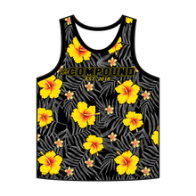 Load image into Gallery viewer, The Compound Floral Yellow Custom Men&#39;s Tank