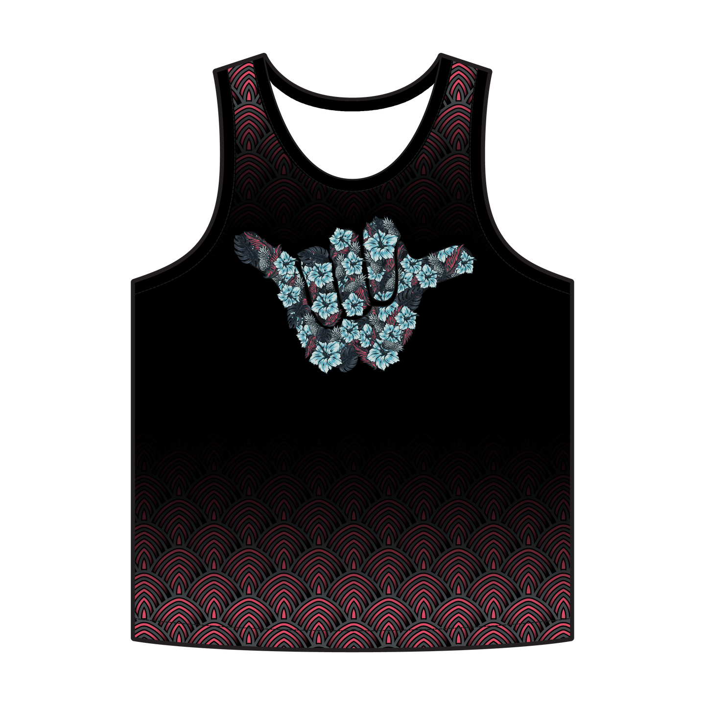 The Compound Shaka-RED Custom Men's Tank