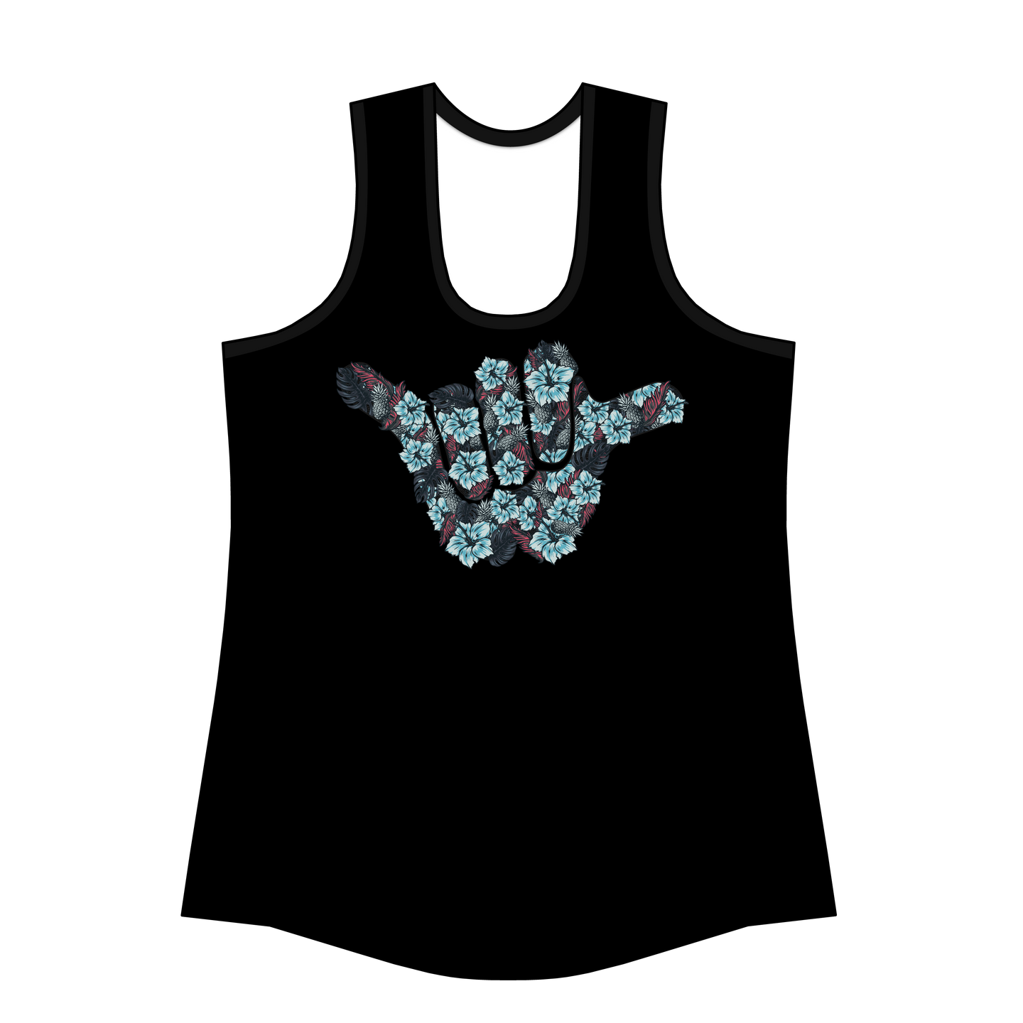The Compound Shaka-BLACK Custom Women's Tank