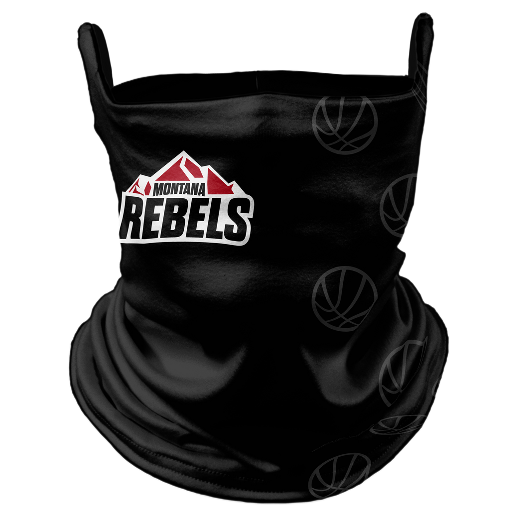 Personalized Montana Rebels Premium Reversible Neck Gaiter with Ear Support