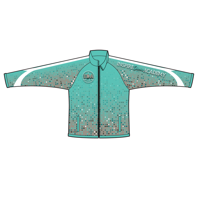 Girl's Inspire Dance Academy Dots Full-Zip Jacket