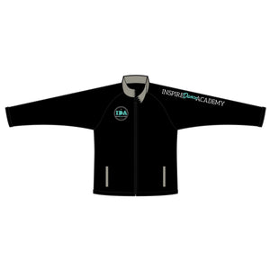 Women's Inspire Dance Academy Black with Grey Contrast Full-Zip Jacket