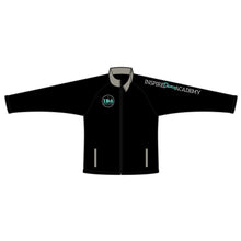 Load image into Gallery viewer, Girl&#39;s Inspire Dance Academy Black with Grey Contrast Full-Zip Jacket
