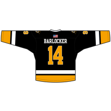 Load image into Gallery viewer, Cluster Pucks V-Neck Home Hockey Jersey