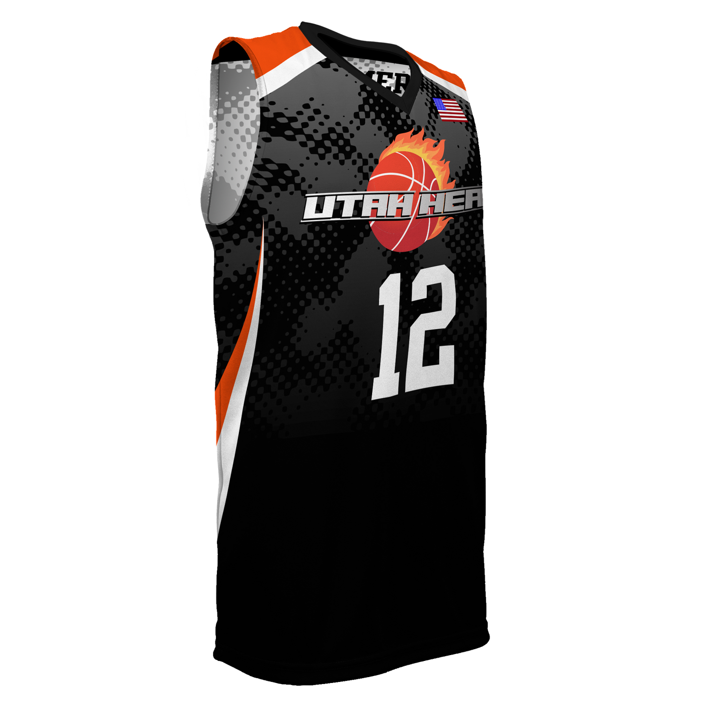 Men's Utah Heat Reversible Basketball Jersey