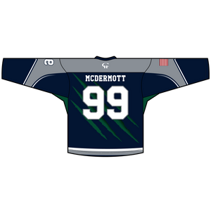 Official Copper Hills High School V-Neck Home Hockey Jersey