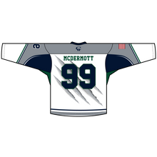 Load image into Gallery viewer, Official Copper Hills High School V-Neck Away Hockey Jersey