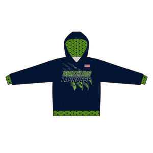 Youth Copper Hills Grizzlies Pullover Hoodie with Personalization