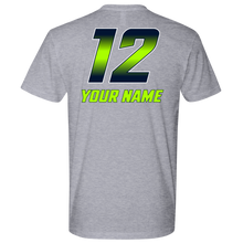 Load image into Gallery viewer, Premium Men&#39;s Copper Hills Grizzlies Lacrosse Personalized T-Shirt