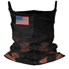 Load image into Gallery viewer, Marine Riders Premium Reversible Neck Gaiter with Ear Support