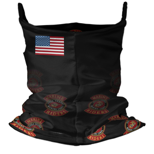 Marine Riders Premium Reversible Neck Gaiter with Ear Support