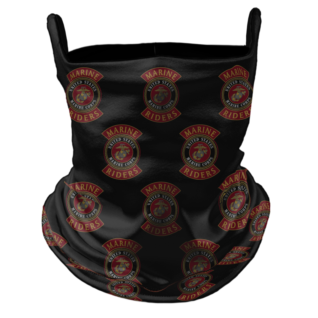 Marine Riders Premium Reversible Neck Gaiter with Ear Support
