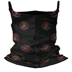 Marine Riders Supporter Premium Reversible Neck Gaiter with Ear Support
