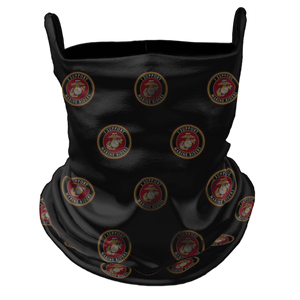 Marine Riders Supporter Premium Reversible Neck Gaiter with Ear Support