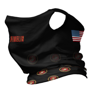 Marine Riders Supporter Premium Reversible Neck Gaiter with Ear Support