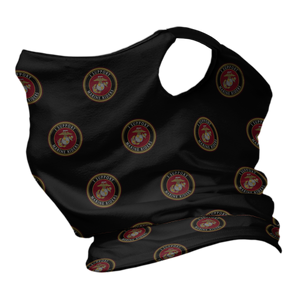 Marine Riders Supporter Premium Reversible Neck Gaiter with Ear Support