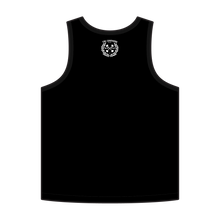 Load image into Gallery viewer, Men&#39;s White Laurel Leaf Compound Black Tank