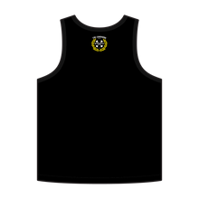 Load image into Gallery viewer, Men&#39;s Yellow Laurel Leaf Compound Black Tank