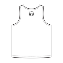 Load image into Gallery viewer, Men&#39;s Black Laurel Leaf Compound White Tank