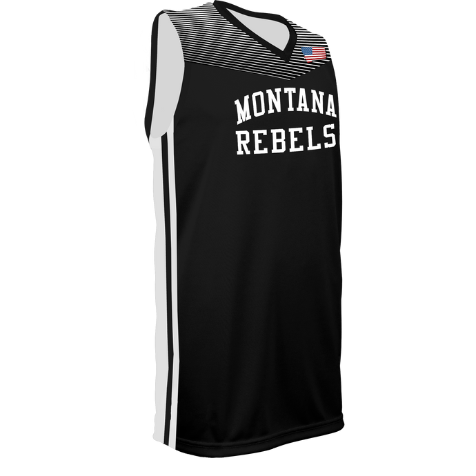 Men's Montana Rebels Reversible Basketball Jersey