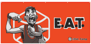 E.A.T. Double Sided Banner - 120X 55 Inches