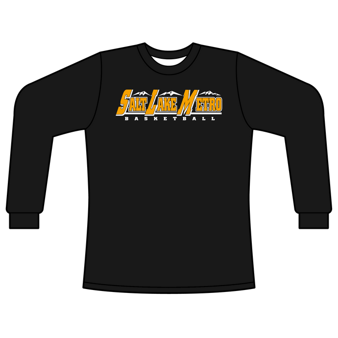 Women's Black Salt Lake Metro Long Sleeve College Alumni Performance Shirt