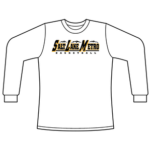 Women's White Salt Lake Metro Long Sleeve College Alumni Performance Shirt