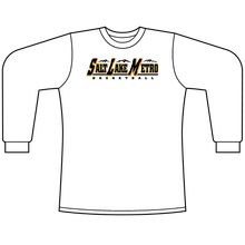 Load image into Gallery viewer, Men&#39;s White Salt Lake Metro Long Sleeve College Alumni Performance Shirt