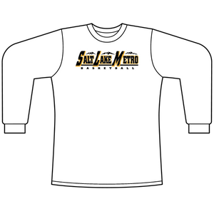 Men's White Salt Lake Metro Long Sleeve College Alumni Performance Shirt