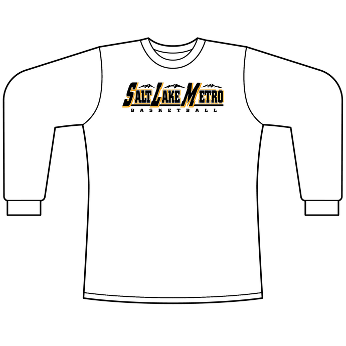 Men's White Salt Lake Metro Long Sleeve College Alumni Performance Shirt