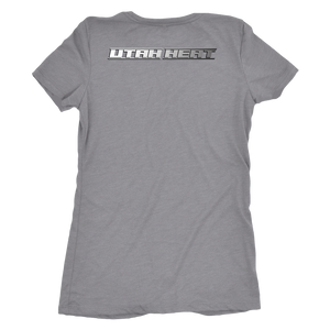 Women's Utah Heat It Up Premium Triblend T-Shirt (front and back print)