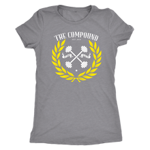 Load image into Gallery viewer, Women&#39;s Yellow Laurel Leaf Compound Triblend T-Shirt