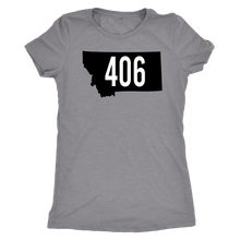 Load image into Gallery viewer, Women&#39;s Montana Rebels 406 Premium Triblend T-Shirt