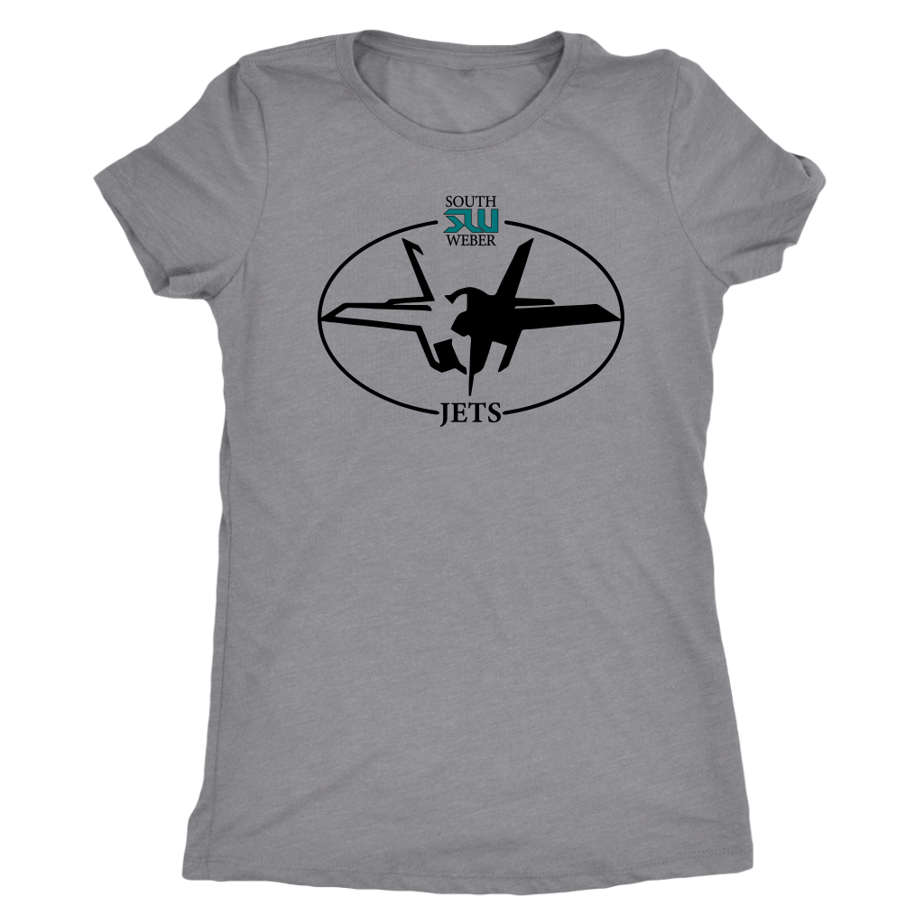 Women's South Weber Jets Premium Triblend Heather T-Shirt
