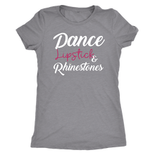 Load image into Gallery viewer, Women&#39;s IDA Staff Dance, Lipstick &amp; Rhinestones Premium Tri-Blend T-Shirt