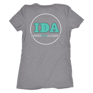 Women's IDA Staff Dance, Lipstick & Rhinestones Premium Tri-Blend T-Shirt