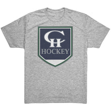 Load image into Gallery viewer, Men&#39;s Copper Hills Hockey CH Crest Triblend T-Shirt