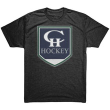 Load image into Gallery viewer, Men&#39;s Copper Hills Hockey CH Crest Triblend T-Shirt
