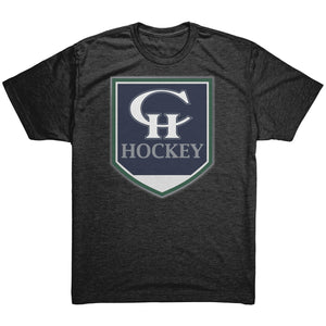 Men's Copper Hills Hockey CH Crest Triblend T-Shirt
