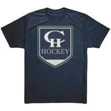 Load image into Gallery viewer, Men&#39;s Copper Hills Hockey CH Crest Triblend T-Shirt