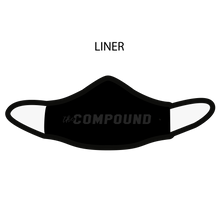 Load image into Gallery viewer, The Compound Premium Fitted Face Cover