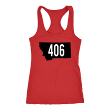 Load image into Gallery viewer, Women&#39;s Montana Rebels 406 Racerback Tank