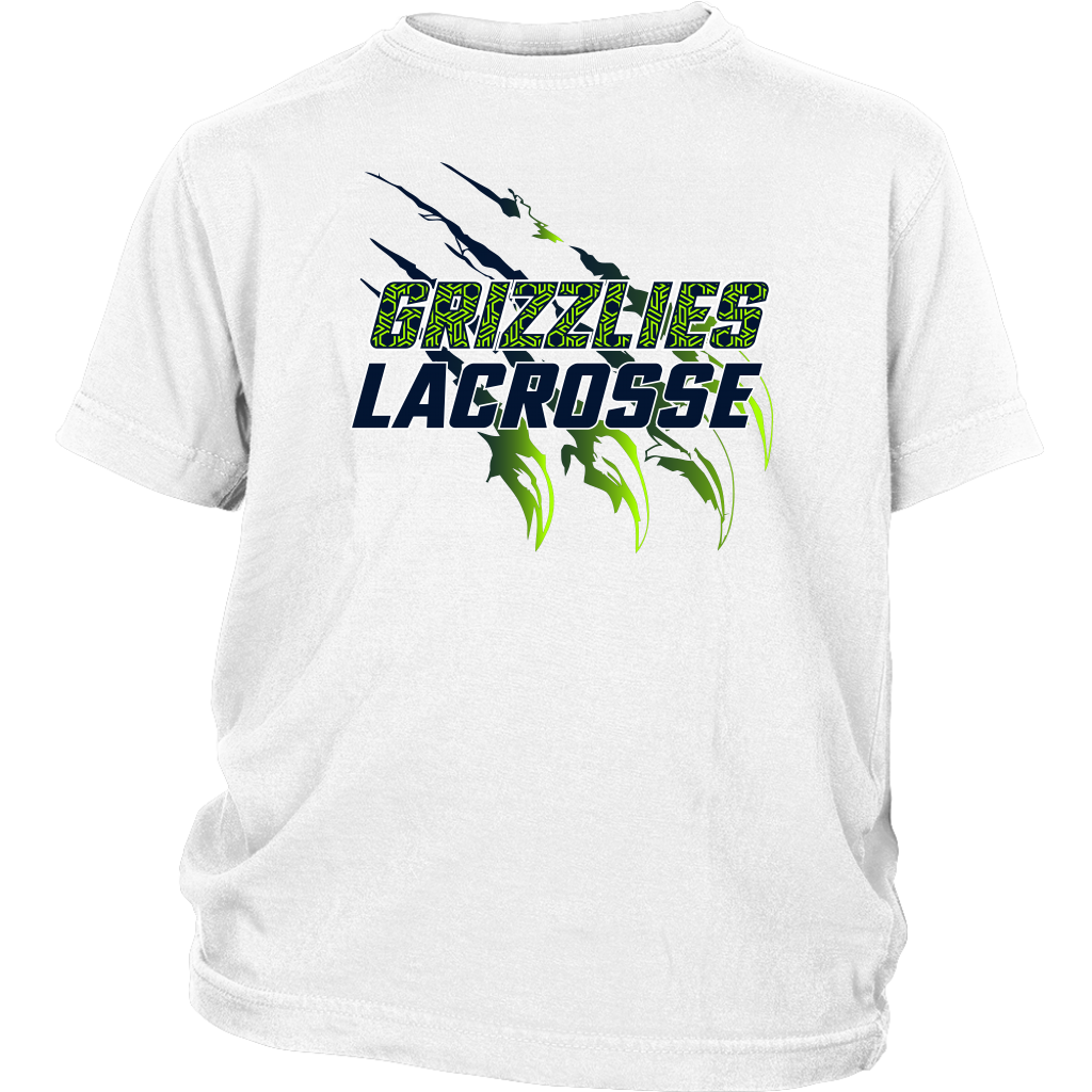Youth Copper Hills Grizzlies Lacrosse Personalized T-Shirt