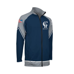 Men's Copper Hills Hockey Full Zip Warm-Up Jacket with Personalization